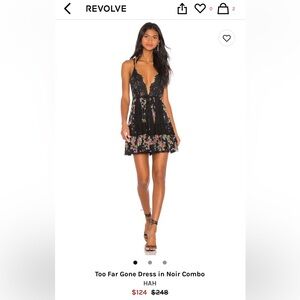 Mini Dress by HAH (Hot As Hell) in Noir Combo